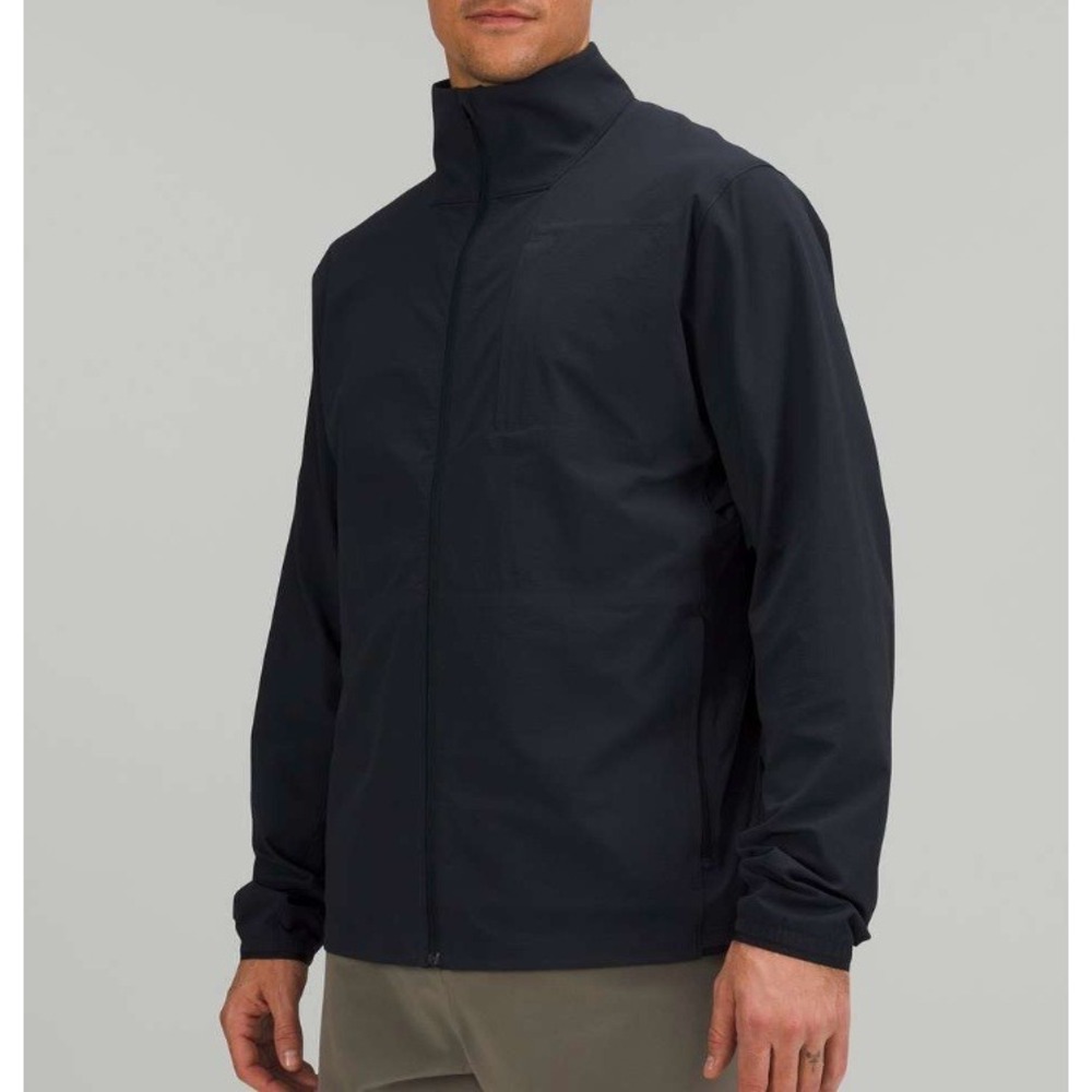 Lululemon Expeditionist Jacket Mens XXL Black Full Zip Running Windbreaker